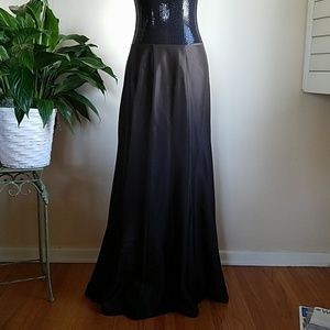 Ann Taylor chocolate brown maxi skirt.